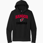 BANGOR HIGH SCHOOL CARDINALS <span class="pdp-name-mascot">BANGOR CARDINALS</span> Next Level Apparel Unisex Santa Cruz Pullover Hoodie Front Thumbnail