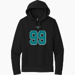 Mahnomen-Waubun THUNDERBIRDS <span class="pdp-name-mascot">Mahnomen-Waubun THUNDERBIRDS</span> Next Level Apparel Unisex Santa Cruz Pullover Hoodie Front Thumbnail