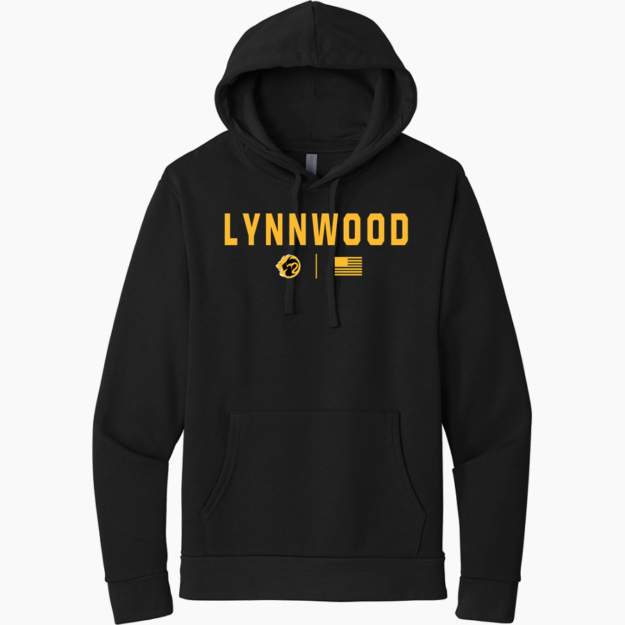 LYNNWOOD HIGH SCHOOL ROYALS <span class="pdp-name-mascot">LYNNWOOD ROYALS</span> Next Level Apparel Unisex Santa Cruz Pullover Hoodie