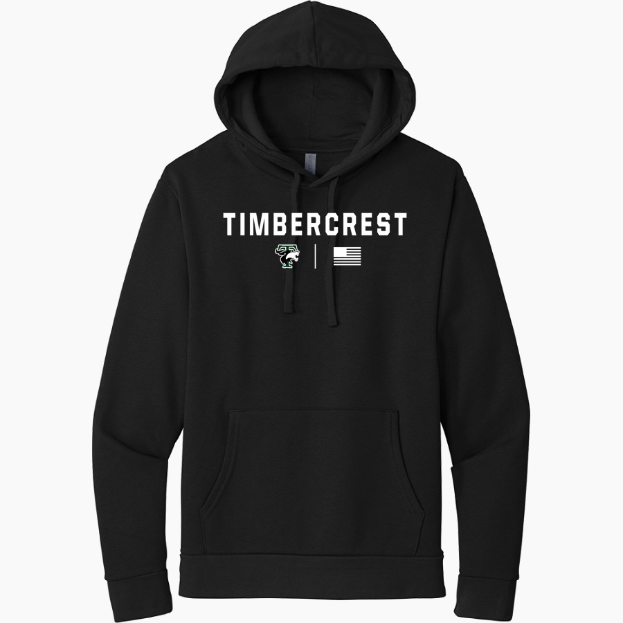 Timbercrest Wolves <span class="pdp-name-mascot">Timbercrest Wolves</span> Next Level Apparel Unisex Santa Cruz Pullover Hoodie