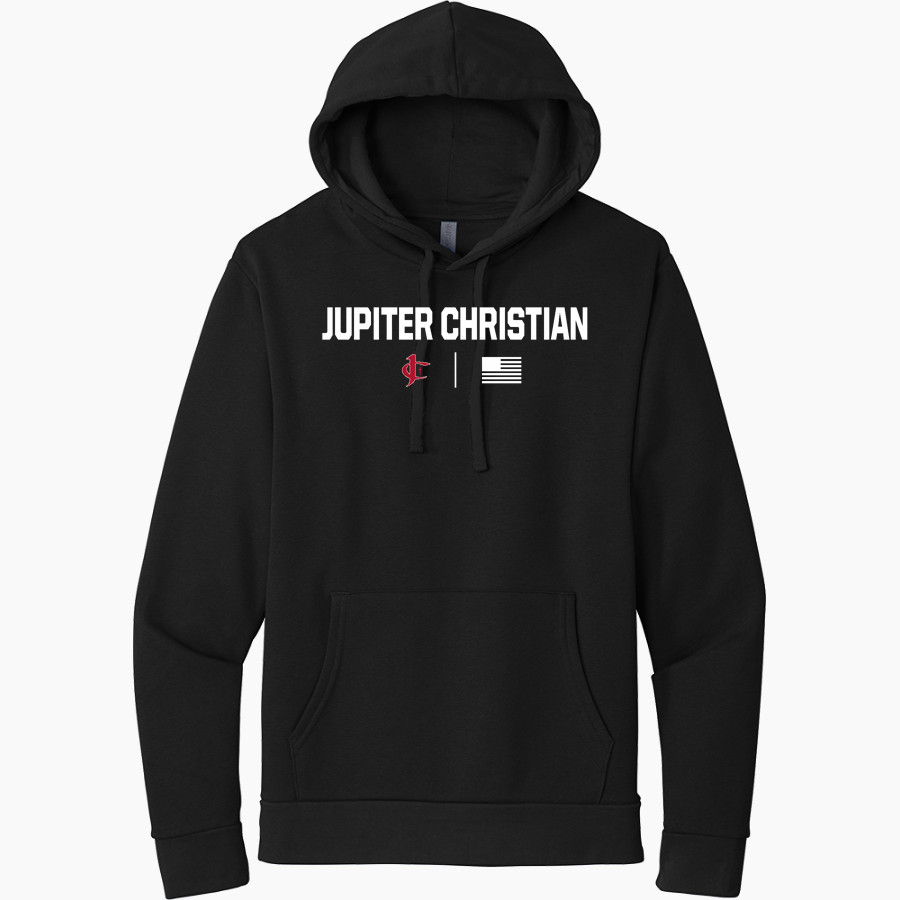 Jupiter Christian Eagles <span class="pdp-name-mascot">Jupiter Eagles</span> Next Level Apparel Unisex Santa Cruz Pullover Hoodie
