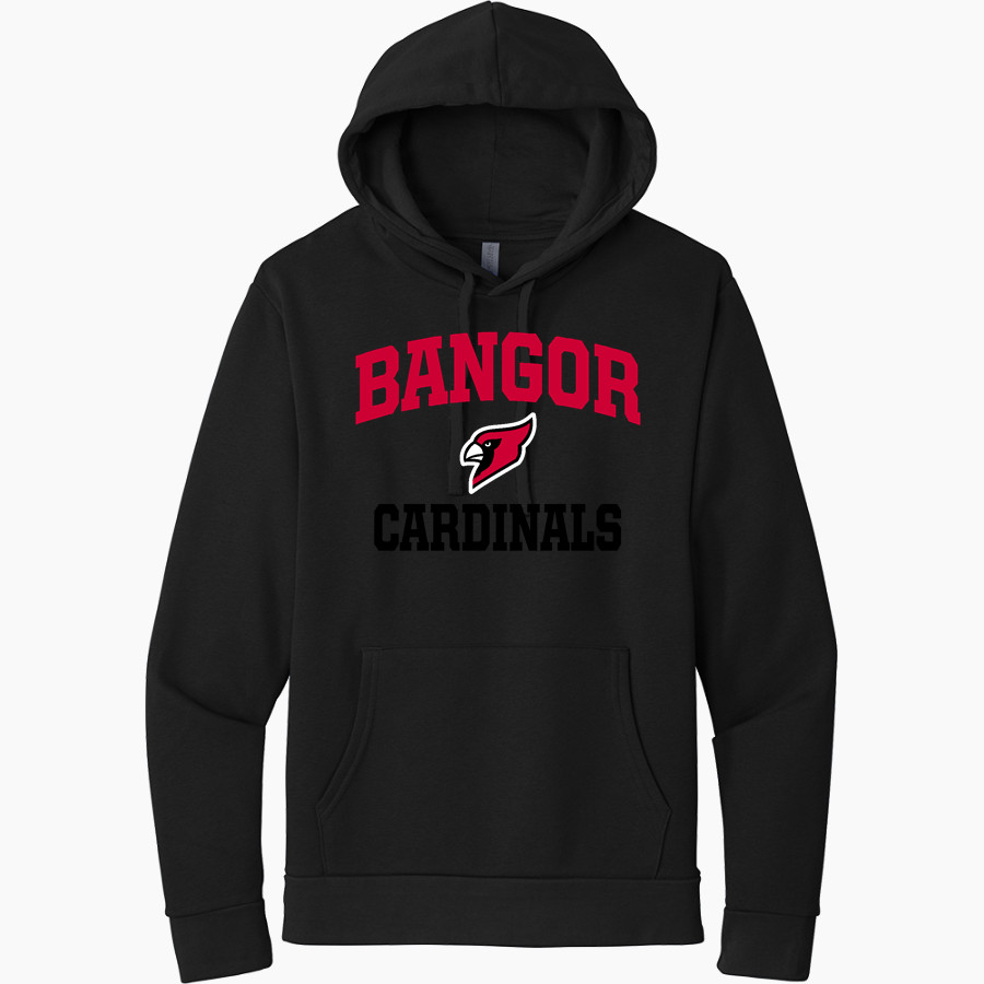BANGOR HIGH SCHOOL CARDINALS <span class="pdp-name-mascot">BANGOR CARDINALS</span> Next Level Apparel Unisex Santa Cruz Pullover Hoodie