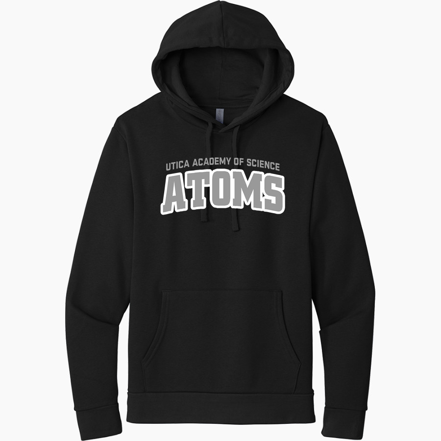 Utica Academy Of Science Atoms Next Level Apparel Unisex Santa Cruz Pullover Hoodie