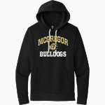 MCGREGOR HIGH SCHOOL BULLDOGS Next Level Apparel Unisex Santa Cruz Pullover Hoodie Front Thumbnail