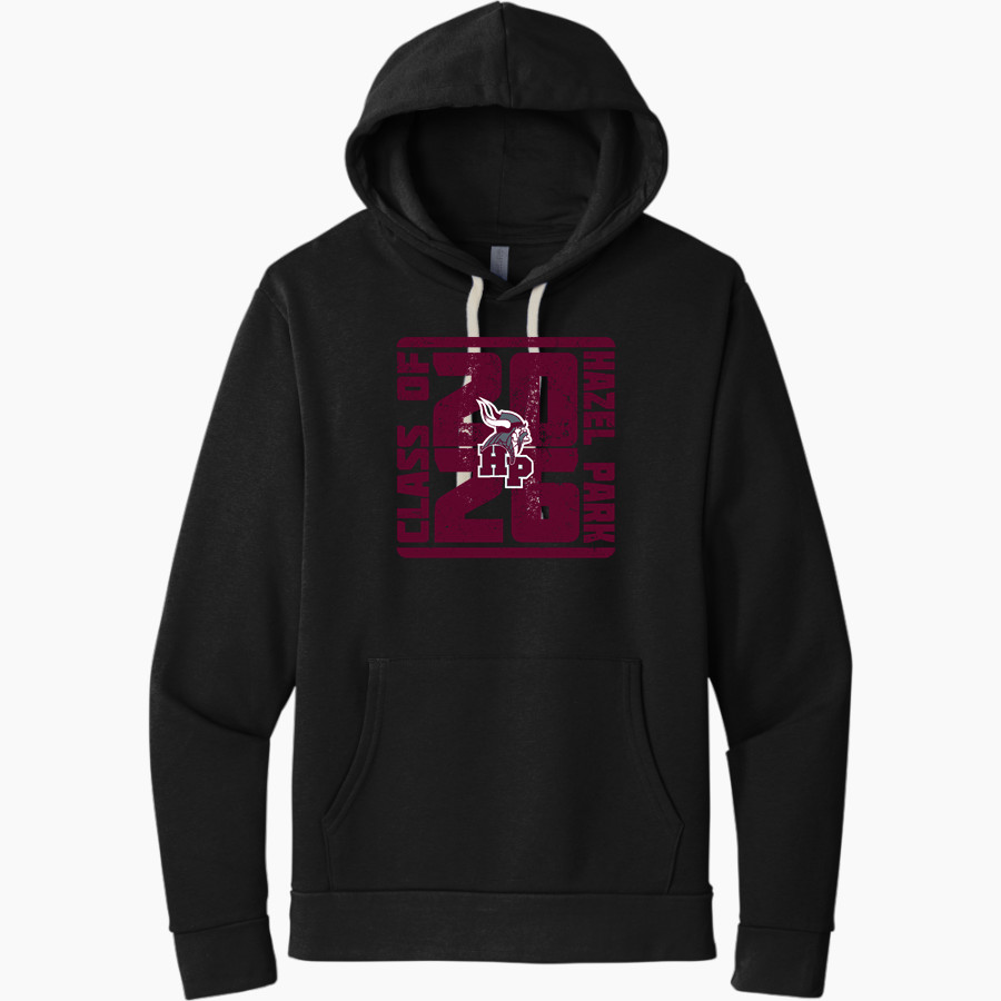 HAZEL PARK HIGH SCHOOL VIKINGS Next Level Apparel Unisex Santa Cruz Pullover Hoodie