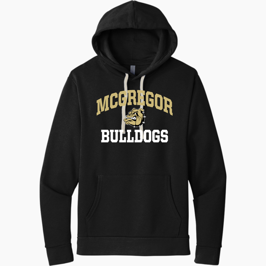 MCGREGOR HIGH SCHOOL BULLDOGS Next Level Apparel Unisex Santa Cruz Pullover Hoodie