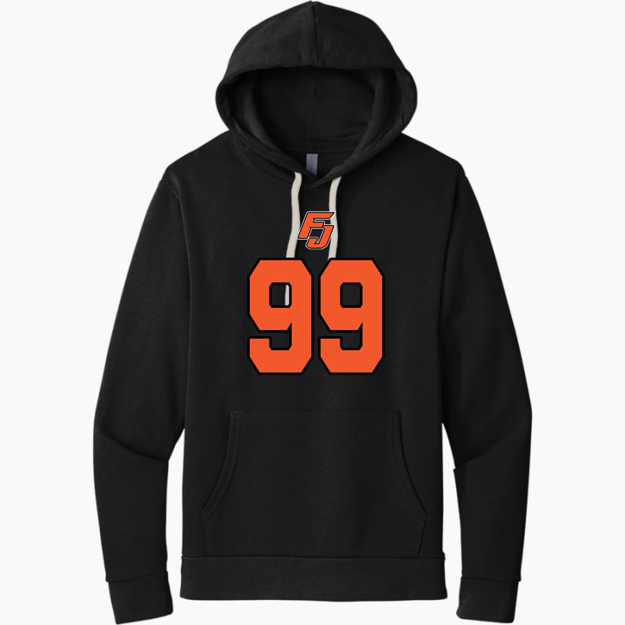 FORT JENNINGS HIGH SCHOOL MUSKETEERS Next Level Apparel Unisex Santa Cruz Pullover Hoodie