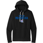 PHD Hoops USA PHD Hoops USA <span class="pdp-name-mascot">PHD Hoops USA</span> Next Level Apparel Unisex Santa Cruz Pullover Hoodie Front Thumbnail