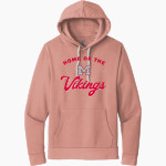 Montgomery Vikings <span class="pdp-name-mascot">Montgomery High School Vikings</span> Next Level Apparel Unisex Santa Cruz Pullover Hoodie Front Thumbnail