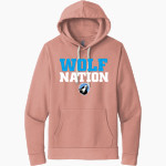 Soto Wolves <span class="pdp-name-mascot">Soto Wolves</span> Next Level Apparel Unisex Santa Cruz Pullover Hoodie Front Thumbnail