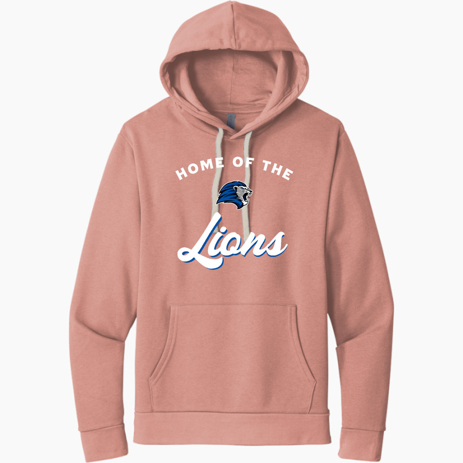 Linwood School Lions Next Level Apparel Unisex Santa Cruz Pullover Hoodie