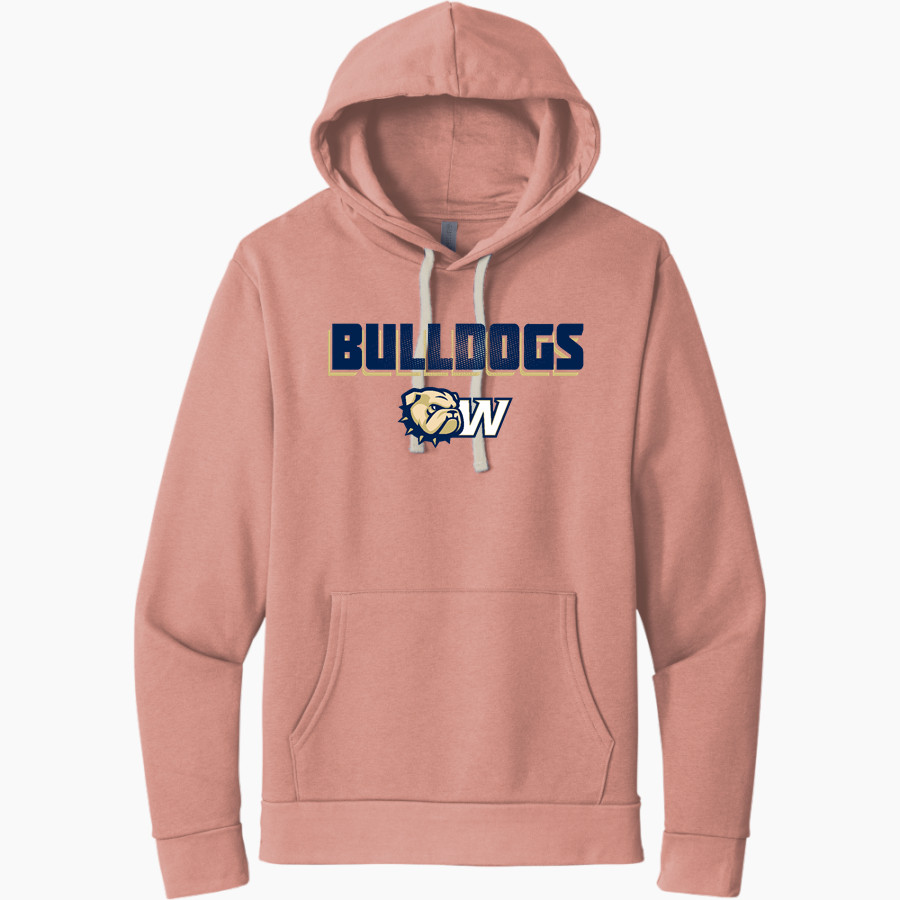 Wingate University Bulldogs <span class="pdp-name-mascot">Wingate Bulldogs</span> Next Level Apparel Unisex Santa Cruz Pullover Hoodie
