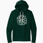 Calvary Christian Spartans <span class="pdp-name-mascot">Calvary Christian Spartans</span> Next Level Apparel Unisex Santa Cruz Pullover Hoodie Front Thumbnail