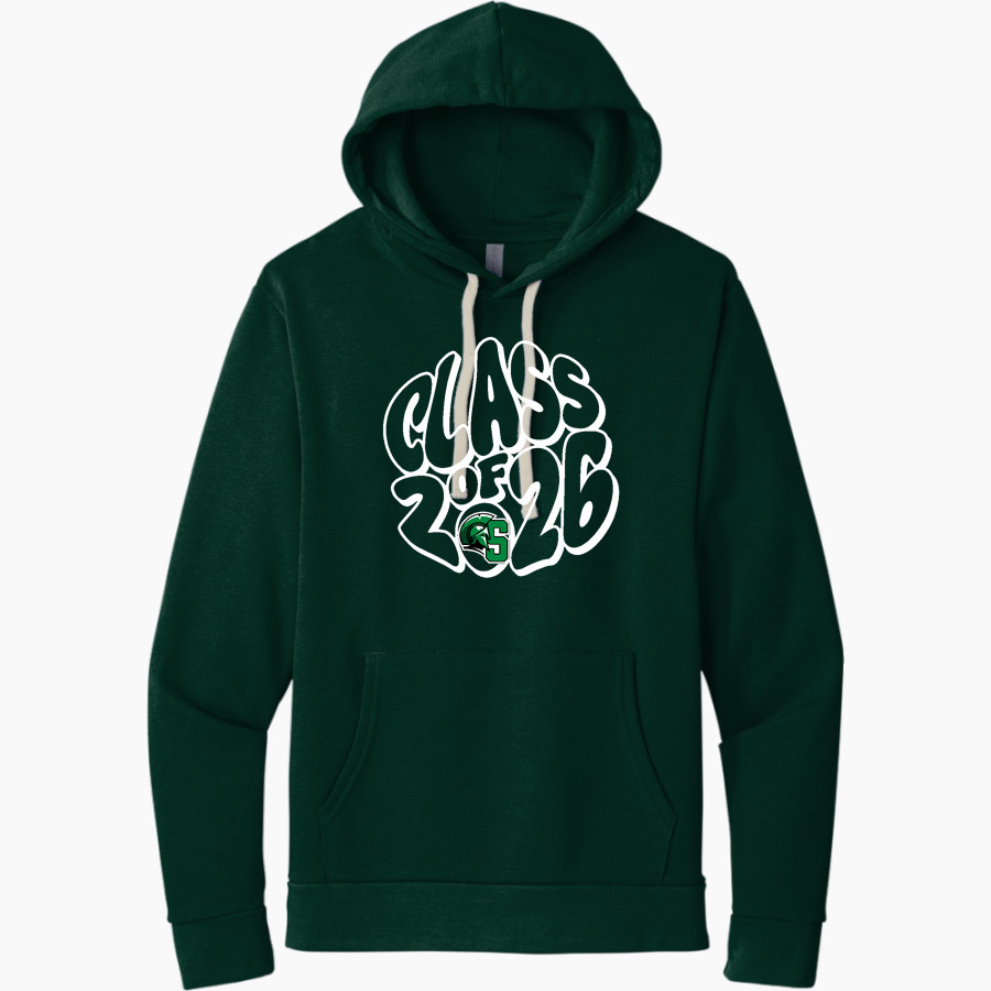 Calvary Christian Spartans <span class="pdp-name-mascot">Calvary Christian Spartans</span> Next Level Apparel Unisex Santa Cruz Pullover Hoodie