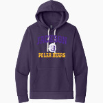 JACKSON HIGH SCHOOL POLAR BEARS <span class="pdp-name-mascot">JACKSON POLAR BEARS</span> Next Level Apparel Unisex Santa Cruz Pullover Hoodie Front Thumbnail