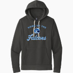 Christ Little Rock Falcons <span class="pdp-name-mascot">Christ Little Rock Falcons</span> Next Level Apparel Unisex Santa Cruz Pullover Hoodie Front Thumbnail