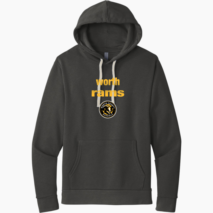 Worth Rams Next Level Apparel Unisex Santa Cruz Pullover Hoodie