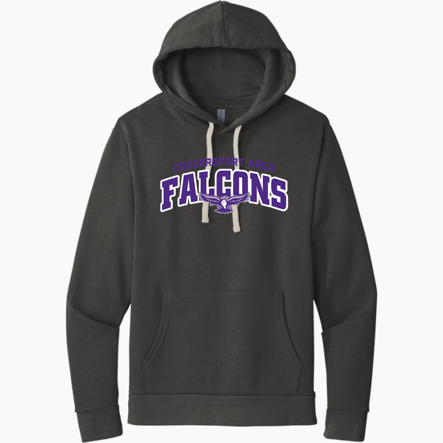 Coudersport Area Falcons Next Level Apparel Unisex Santa Cruz Pullover Hoodie