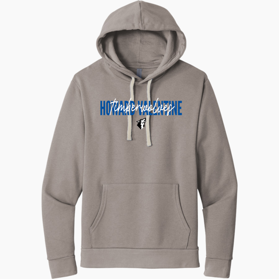 Howard Valentine Timberwolves <span class="pdp-name-mascot">Howard Valentine Timberwolves</span> Next Level Apparel Unisex Santa Cruz Pullover Hoodie