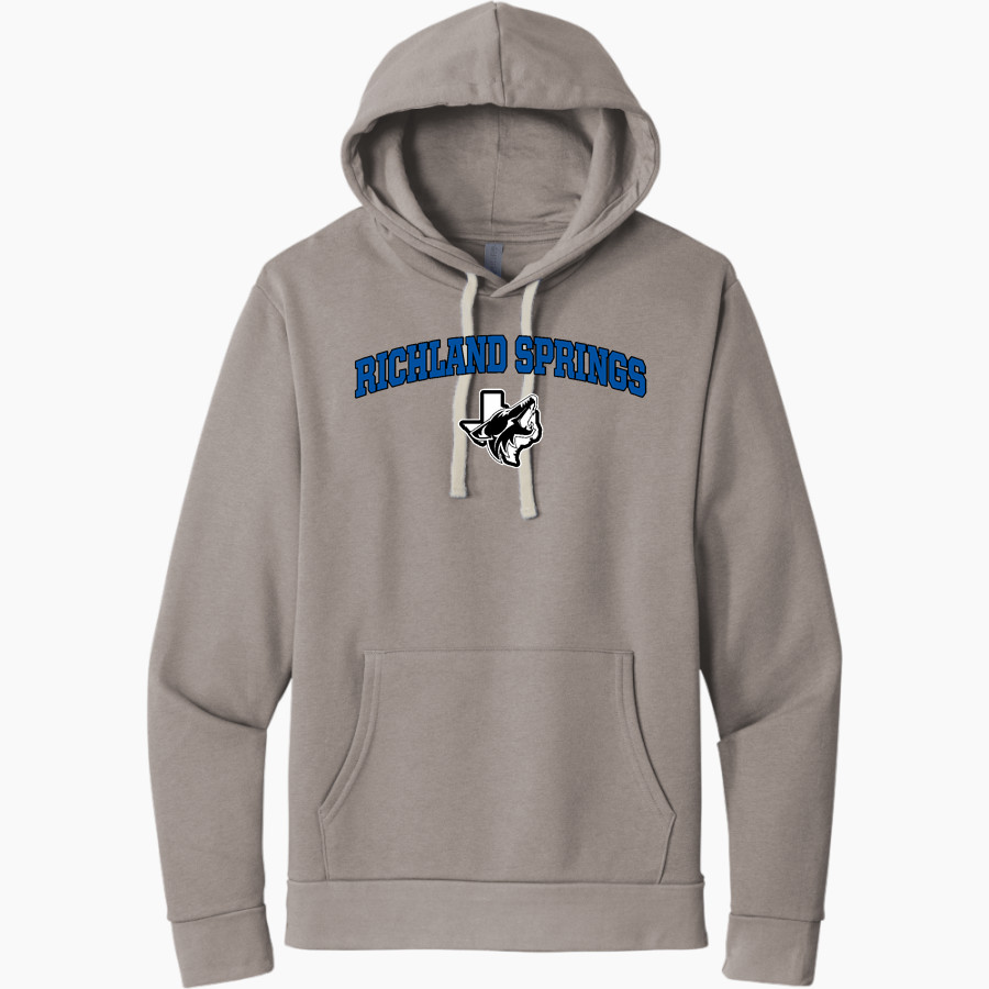 RICHLAND SPRINGS HIGH SCHOOL COYOTES <span class="pdp-name-mascot">RICHLAND SPRINGS COYOTES</span> Next Level Apparel Unisex Santa Cruz Pullover Hoodie