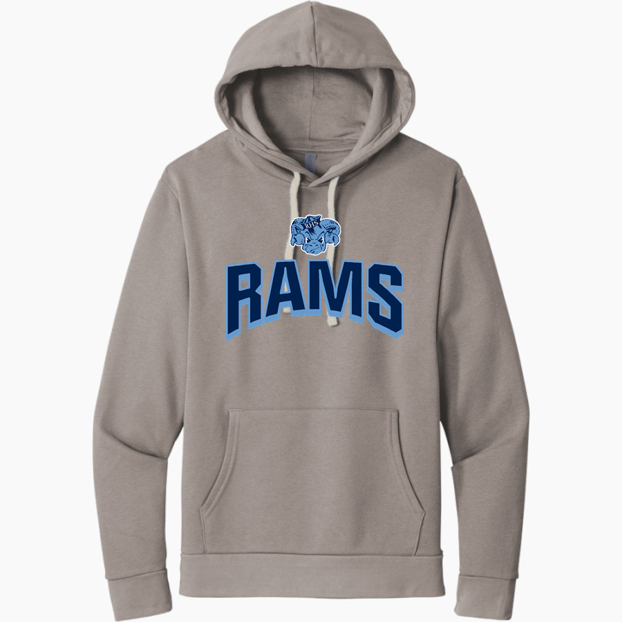 RAMONA HIGH SCHOOL RAMS <span class="pdp-name-mascot">RAMONA RAMS</span> Next Level Apparel Unisex Santa Cruz Pullover Hoodie