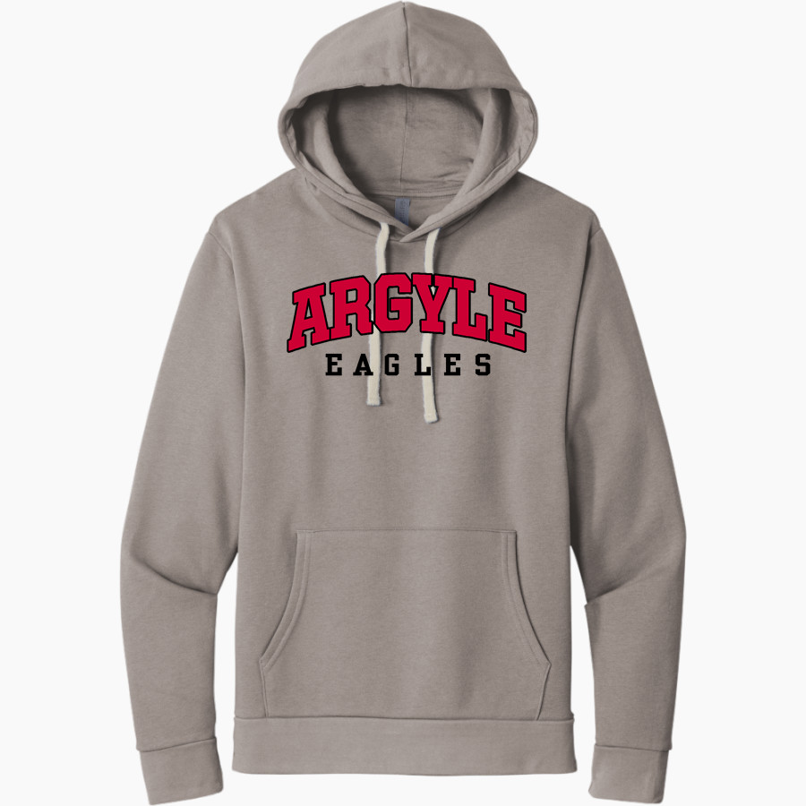 ARGYLE HIGH SCHOOL EAGLES <span class="pdp-name-mascot">ARGYLE EAGLES</span> Next Level Apparel Unisex Santa Cruz Pullover Hoodie