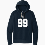 Westerly Bulldogs Next Level Apparel Unisex Santa Cruz Pullover Hoodie Front Thumbnail