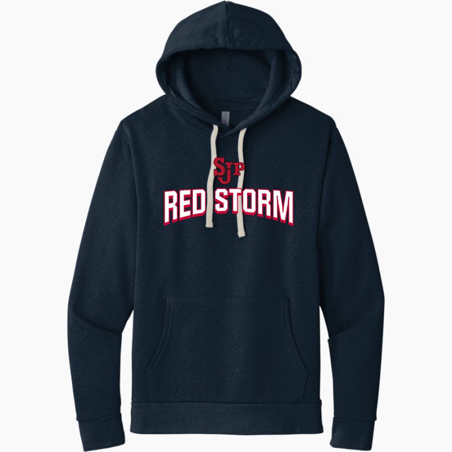 St. John's Prep Red Storm Next Level Apparel Unisex Santa Cruz Pullover Hoodie