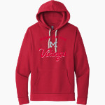 Montgomery Vikings <span class="pdp-name-mascot">Montgomery High School Vikings</span> Next Level Apparel Unisex Santa Cruz Pullover Hoodie Front Thumbnail