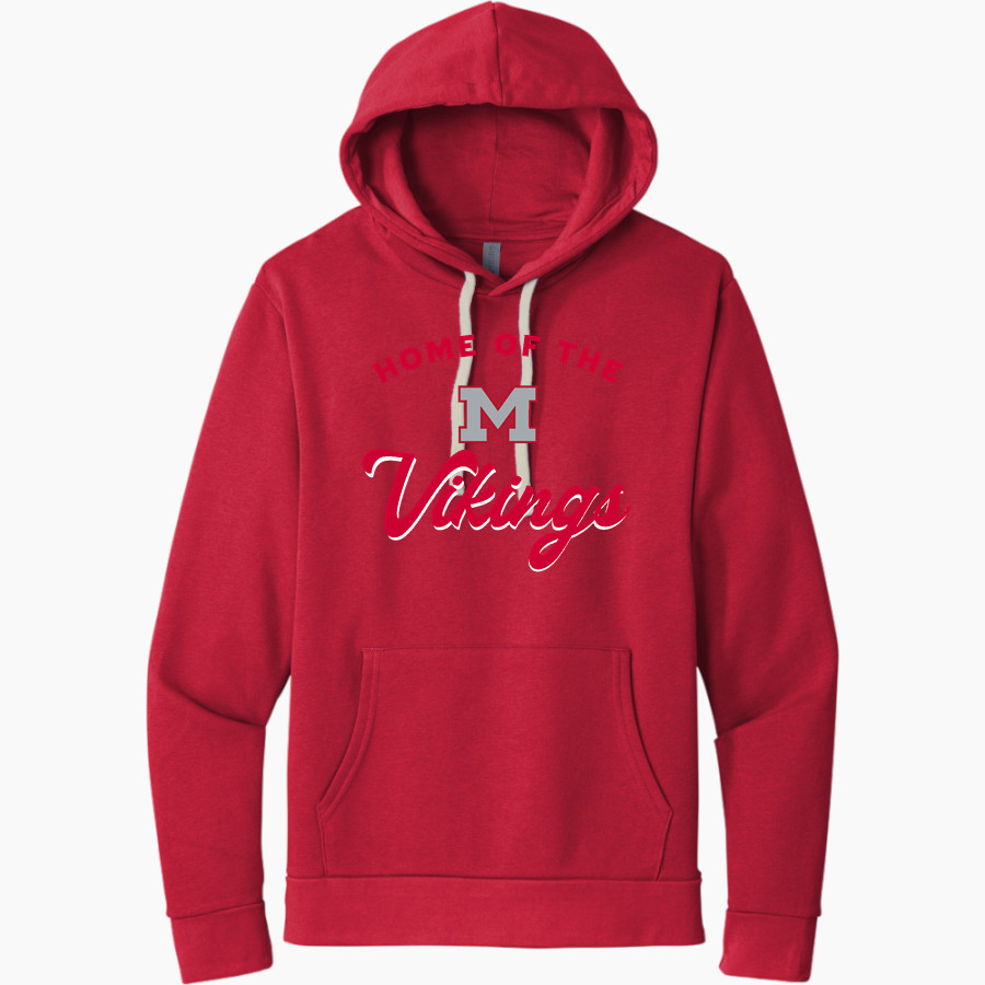Montgomery Vikings <span class="pdp-name-mascot">Montgomery High School Vikings</span> Next Level Apparel Unisex Santa Cruz Pullover Hoodie