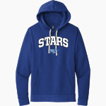 Wichita Christian Stars <span class="pdp-name-mascot">Wichita Christian Stars</span> Next Level Apparel Unisex Santa Cruz Pullover Hoodie Front Thumbnail