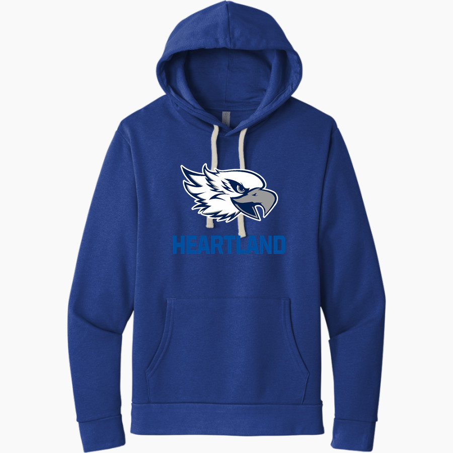 HEARTLAND CHRISTIAN ACADEMY EAGLES Next Level Apparel Unisex Santa Cruz Pullover Hoodie