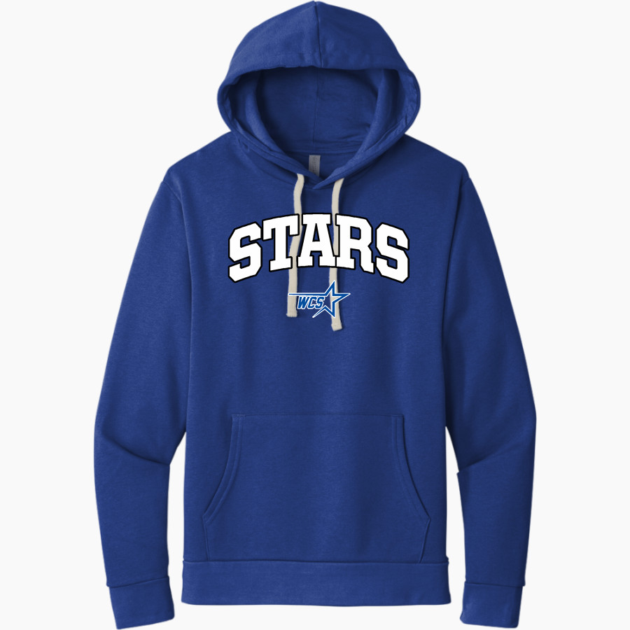 Wichita Christian Stars <span class="pdp-name-mascot">Wichita Christian Stars</span> Next Level Apparel Unisex Santa Cruz Pullover Hoodie