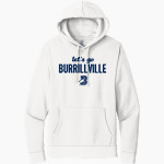 Burrillville Broncos Next Level Apparel Unisex Santa Cruz Pullover Hoodie Front Thumbnail