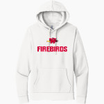 Wisconsin School For The Deaf Firebirds <span class="pdp-name-mascot">Wisconsin School For The Deaf Firebirds</span> Next Level Apparel Unisex Santa Cruz Pullover Hoodie Front Thumbnail