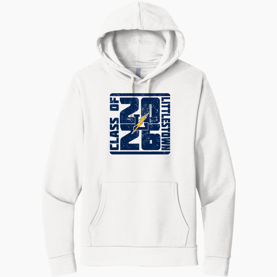 LITTLESTOWN HIGH SCHOOL THUNDERBOLTS Next Level Apparel Unisex Santa Cruz Pullover Hoodie