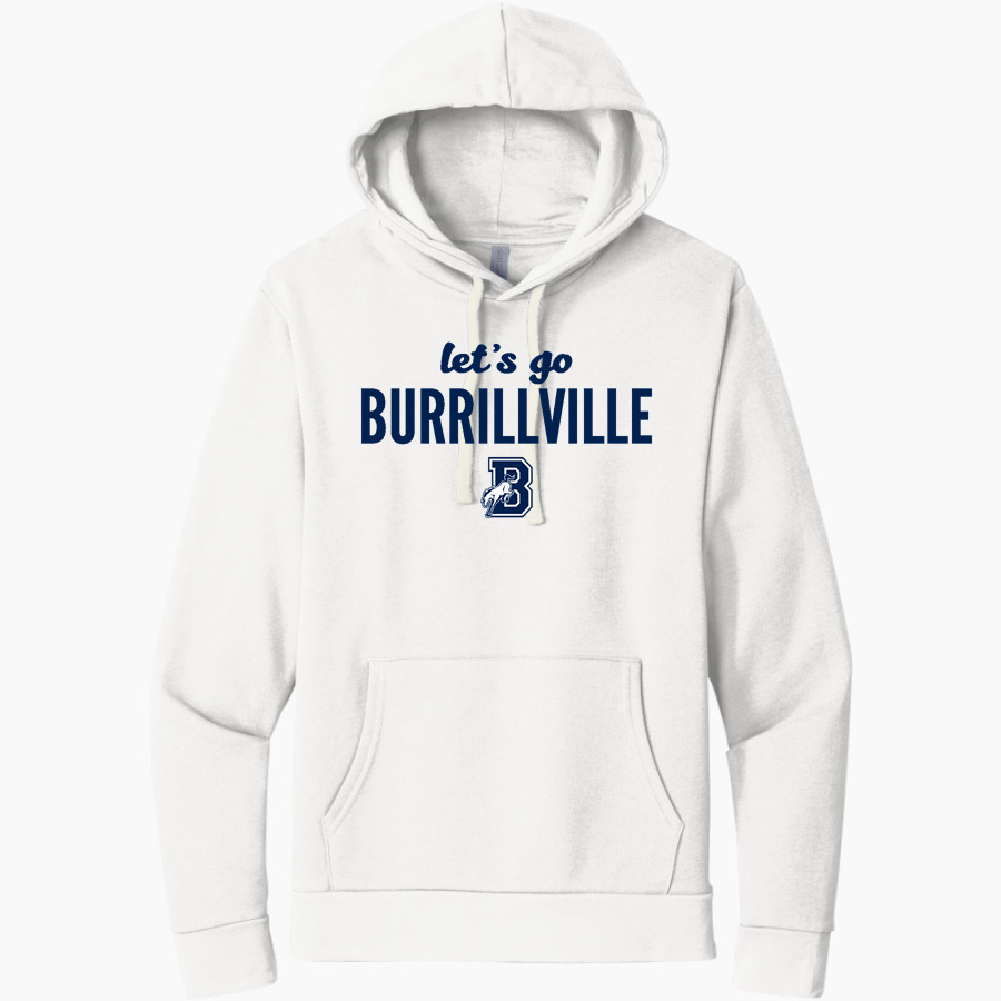 Burrillville Broncos Next Level Apparel Unisex Santa Cruz Pullover Hoodie