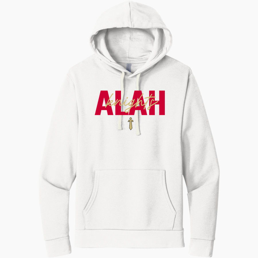 ALAH HIGH SCHOOL KNIGHTS <span class="pdp-name-mascot">ARTHUR KNIGHTS</span> Next Level Apparel Unisex Santa Cruz Pullover Hoodie