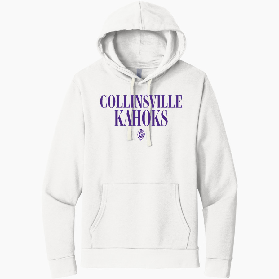 Collinsville Kahoks Next Level Apparel Unisex Santa Cruz Pullover Hoodie