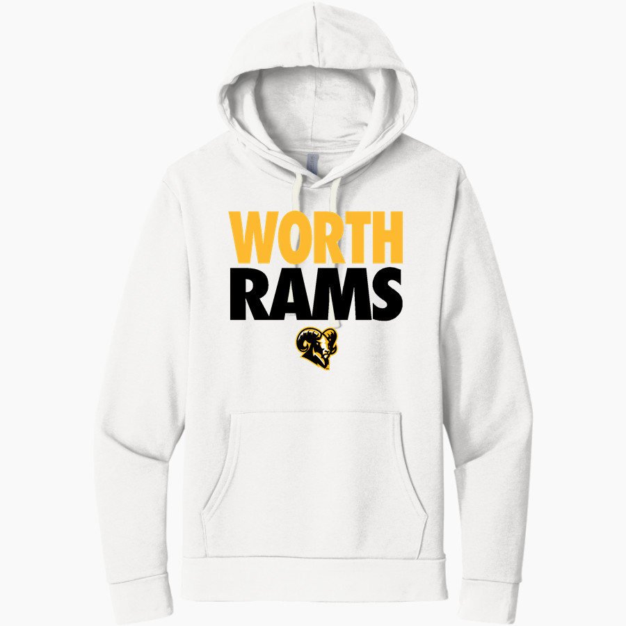 Worth Rams Next Level Apparel Unisex Santa Cruz Pullover Hoodie