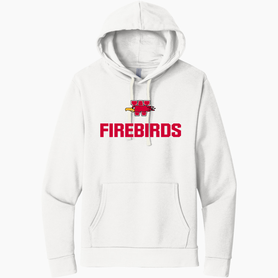 Wisconsin School For The Deaf Firebirds <span class="pdp-name-mascot">Wisconsin School For The Deaf Firebirds</span> Next Level Apparel Unisex Santa Cruz Pullover Hoodie