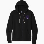 BEMENT MIDDLE SCHOOL BULLDOGS <span class="pdp-name-mascot">BEMENT BULLDOGS</span> Next Level Apparel Unisex Santa Cruz Zip Hoodie Front Thumbnail