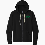P S 197 Math Science Technology Preparatory Wolves Next Level Apparel Unisex Santa Cruz Zip Hoodie Front Thumbnail