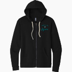 Miami Lakes Jaguars Next Level Apparel Unisex Santa Cruz Zip Hoodie Front Thumbnail