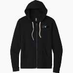 Hawaii Pacific University Online Store <span class="pdp-name-mascot">Hawaii Pacific University Sharks</span> Next Level Apparel Unisex Santa Cruz Zip Hoodie Front Thumbnail