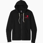 Monroe Lions Cheerleading Lions <span class="pdp-name-mascot">Monroe Lions Cheerleading</span> Next Level Apparel Unisex Santa Cruz Zip Hoodie Front Thumbnail