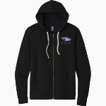 Spring Hill Badgers <span class="pdp-name-mascot">Spring Hill Badgers</span> Next Level Apparel Unisex Santa Cruz Zip Hoodie Front Thumbnail