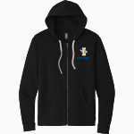 Irondequoit Eagles Next Level Apparel Unisex Santa Cruz Zip Hoodie Front Thumbnail