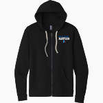 Roscoe Blue Devils <span class="pdp-name-mascot">Roscoe High School</span> Next Level Apparel Unisex Santa Cruz Zip Hoodie Front Thumbnail