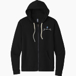 Aurora University Spartans Online Store <span class="pdp-name-mascot">Aurora Spartans</span> Next Level Apparel Unisex Santa Cruz Zip Hoodie Front Thumbnail